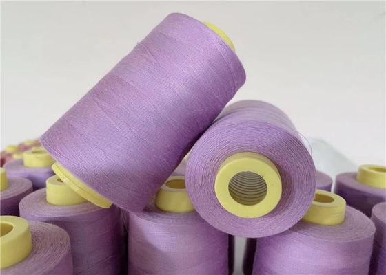 Eco - friendly Raw White 40S / 2 100% Polyester Spun Yarn for Sewing Thread